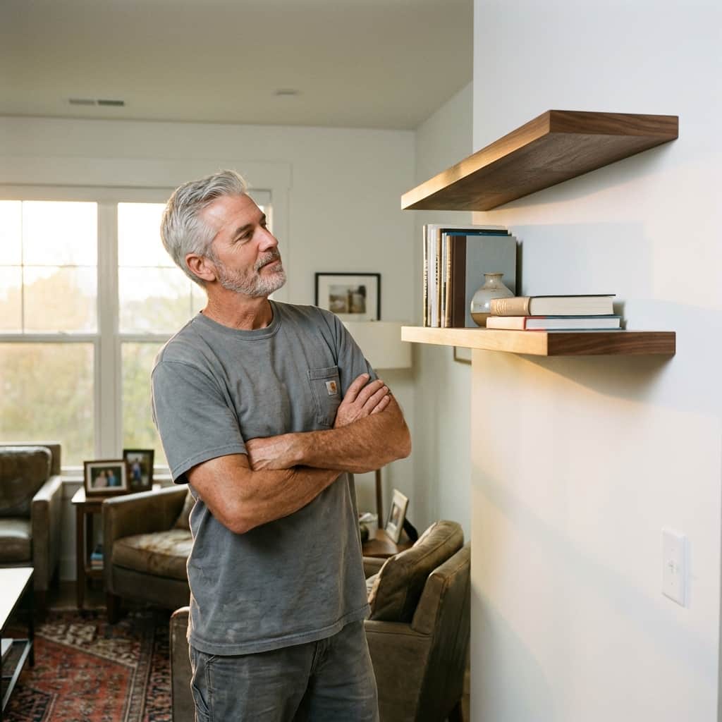 Build Minimalist Floating Shelves in a Weekend